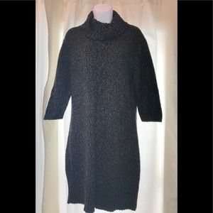 Old Navy, Dark Grey Turtleneck Sweater/Tunic, Sz L